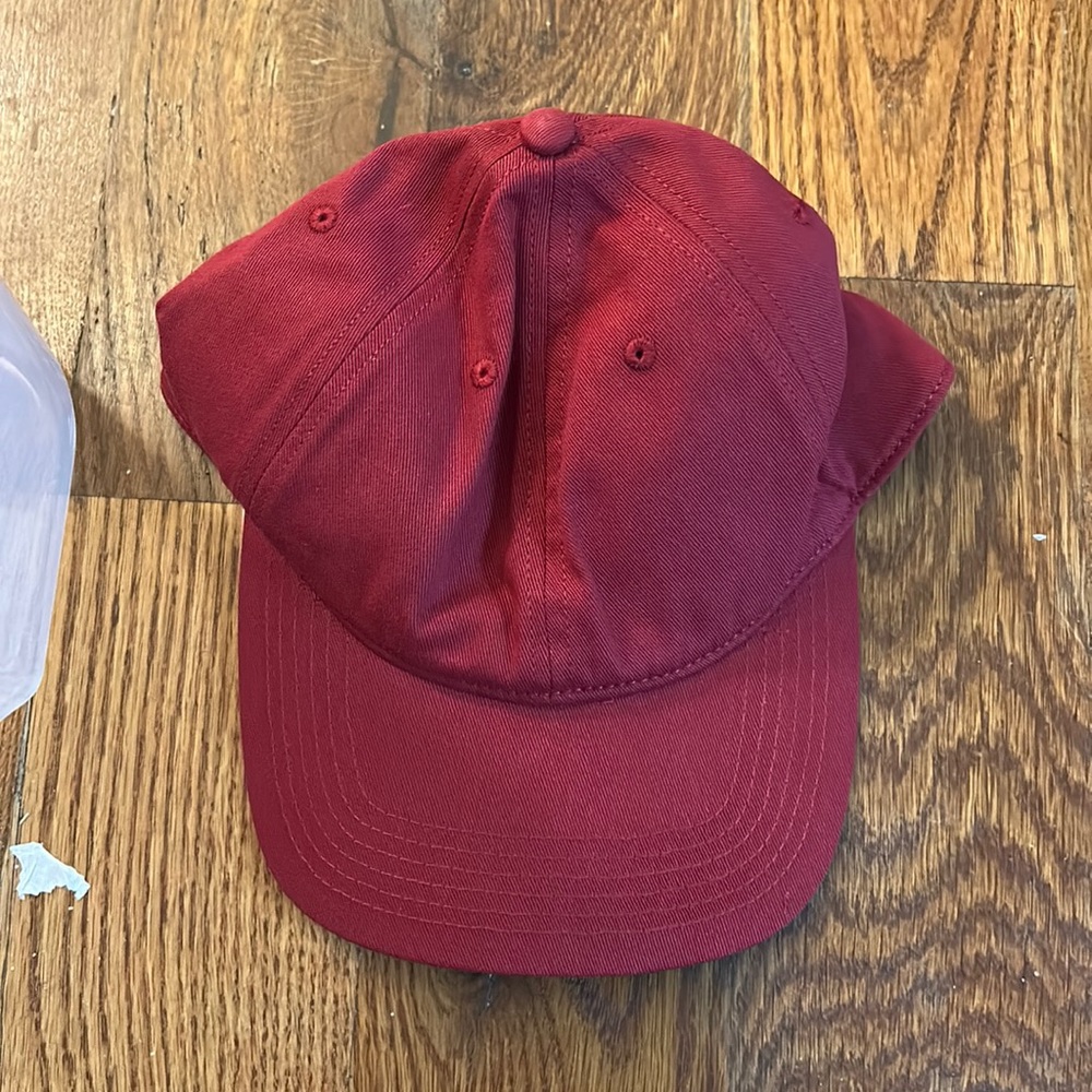 YANIBEST Satin Lined Baseball Cap Cotton Hat Men Women Baseball Cap Dad Red Sz L